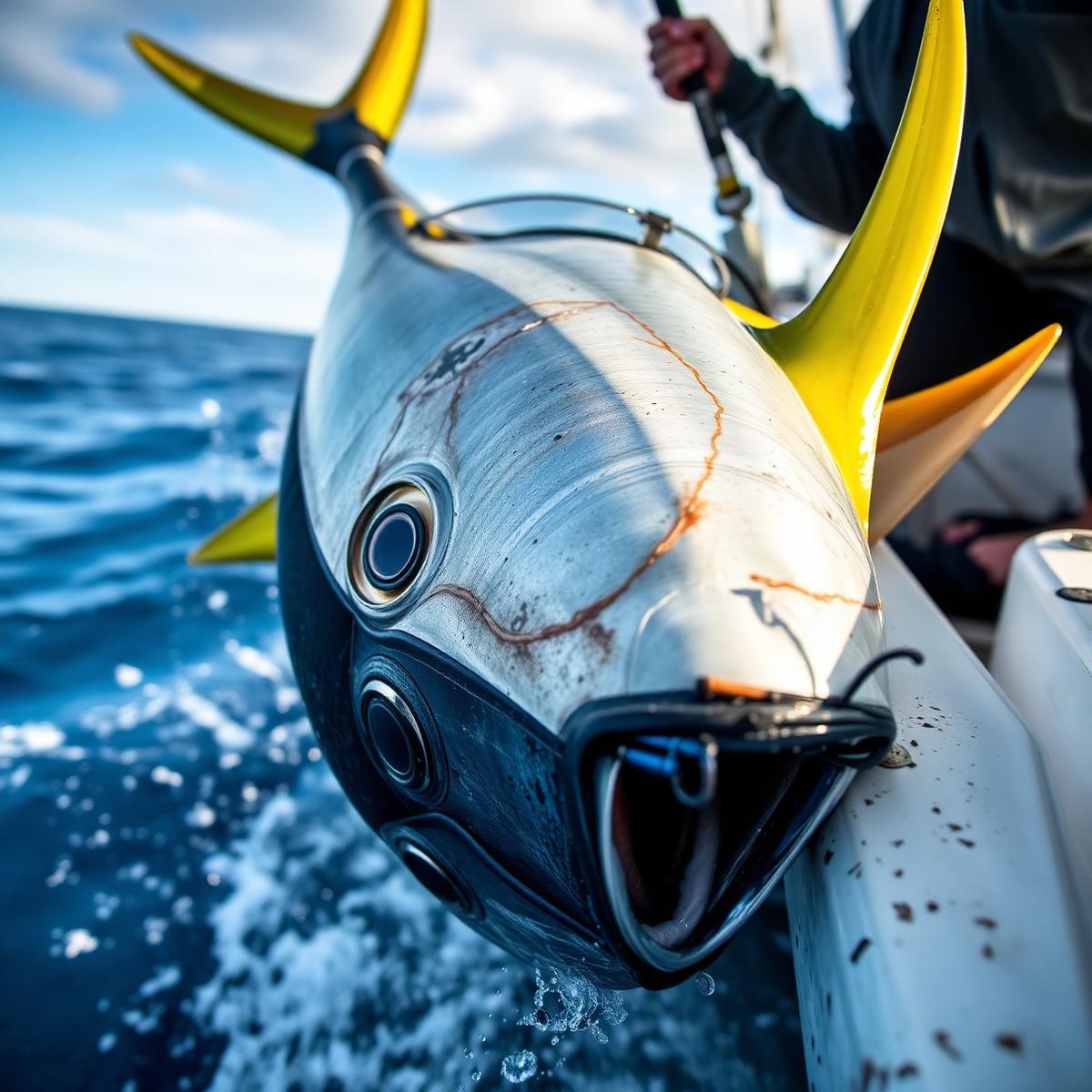 Tuna on the troll, Adriatic offshore